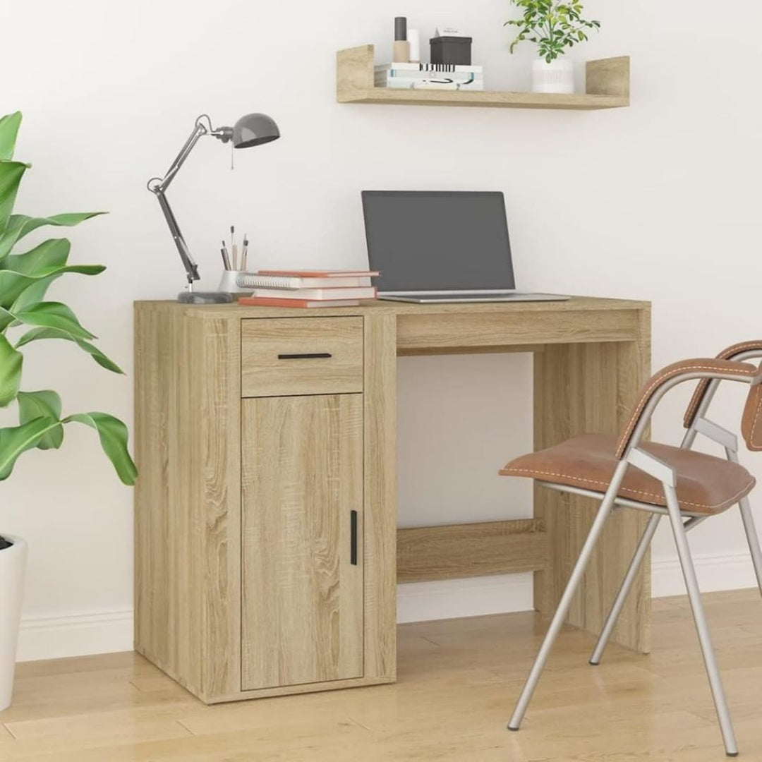 Faltbares Schreibtisch aus Acryl fuer Homeoffice