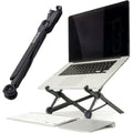 Hochwertiges Laptopstaender fuer Homeoffice aus Holz